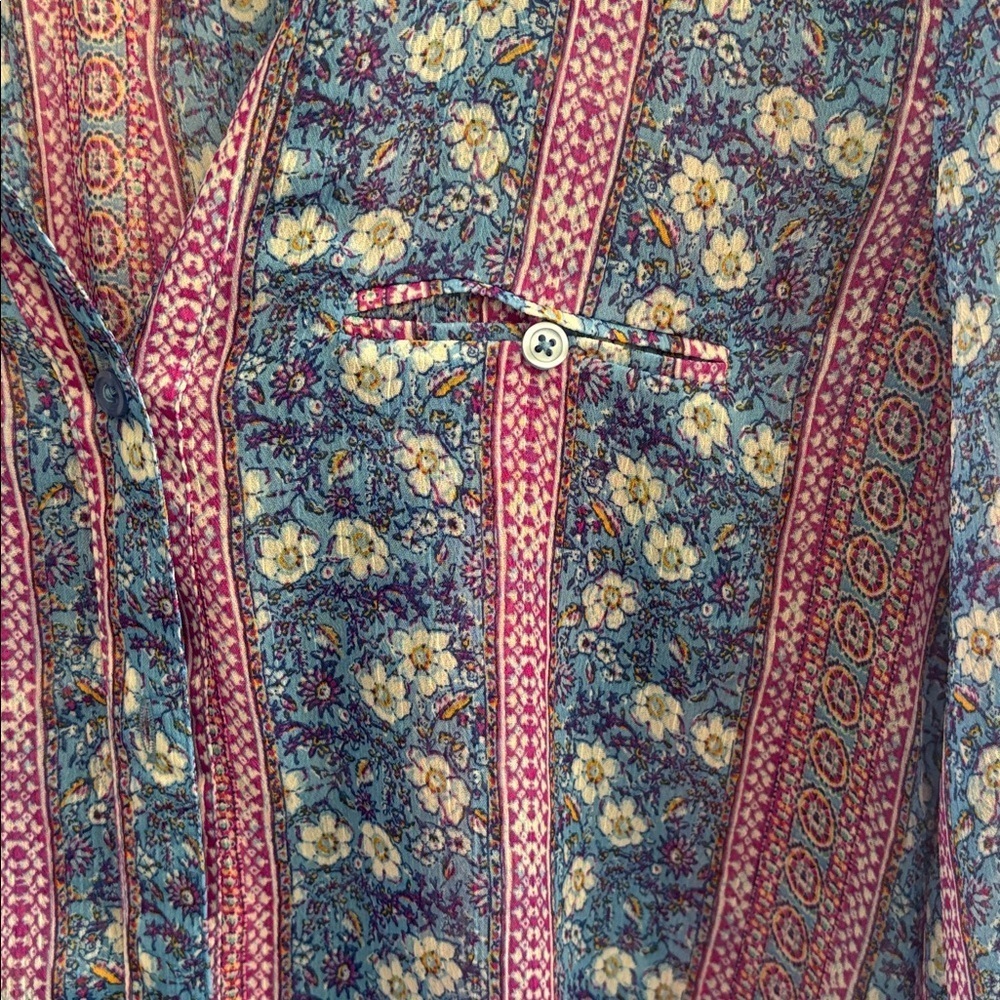 Kut From The Kloth Chiffon Button Down Shirt - Picture 3 of 4